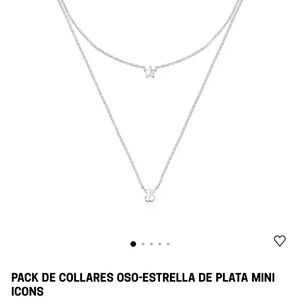 Mini Icons Silver Necklace Set Tous